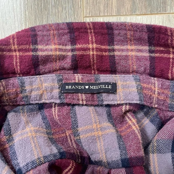 BRANDY MELVILLE PLAID FLANNEL *RARE* - Picture 4 of 10